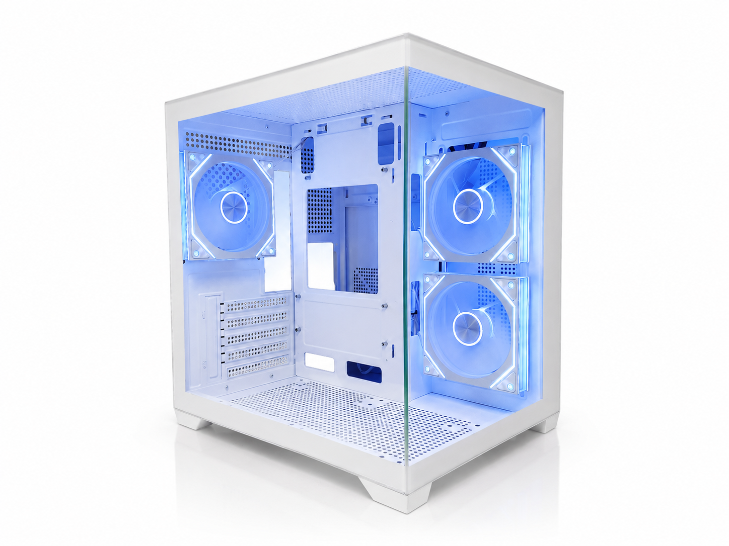CUBEX MATX ARGB GAMING PC CASE - WHITE