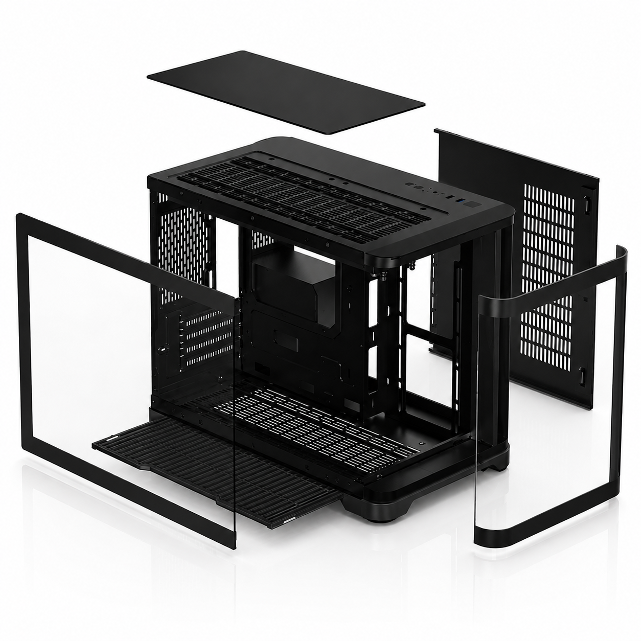 AXION Mid-Tower MATX Gaming PC Case