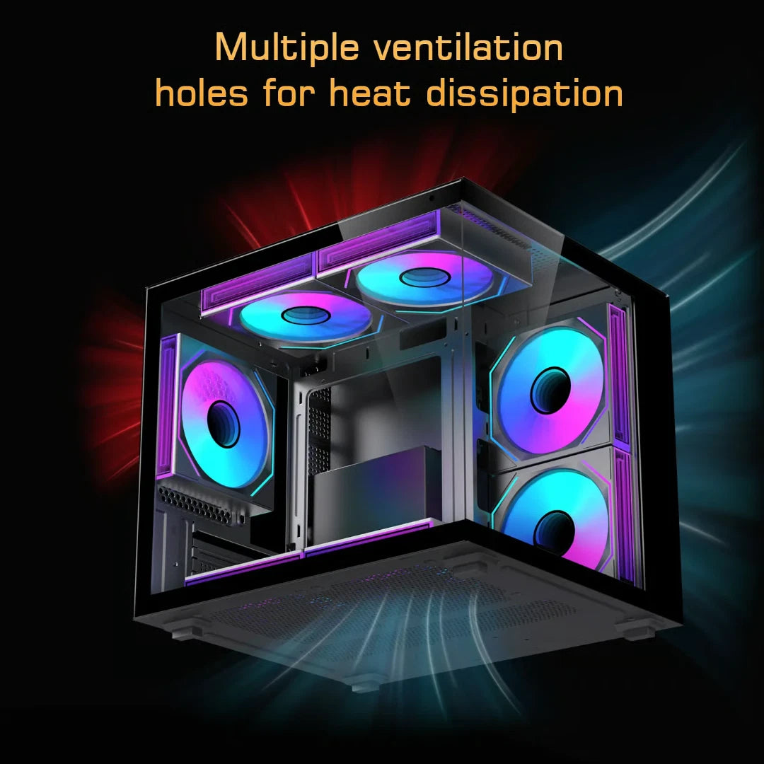 LOVINGCOOL MATX ARGB GAMING PC CASE